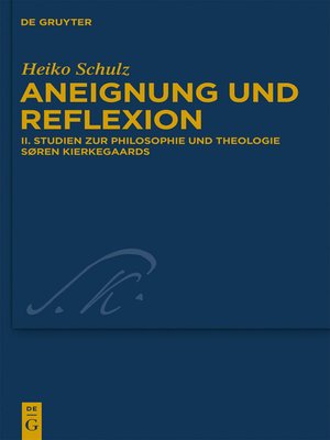 cover image of Studien zur Philosophie und Theologie Søren Kierkegaards
